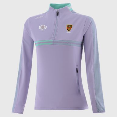 Purple Down GAA Women's Nepal Brushed Half Zip Top from O'Neills