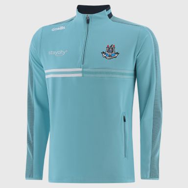 Blue Dublin GAA Men's Nepal Brushed Half Zip Top by O'Neills