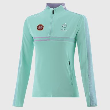 Green Kildare GAA Women's Nepal Brushed Half Zip Top from O'Neills