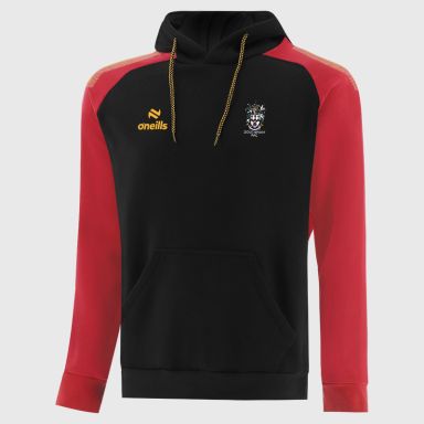 Southport RUFC Odin Fleece Overhead Hoodie Black / Red / Amber
