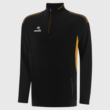 Black / Amber / White Men's Odin Half Zip Top from O’Neills.