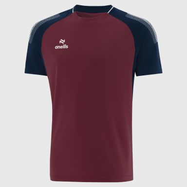 Maroon / Marine / White Men's Odin T-Shirt from O’Neills