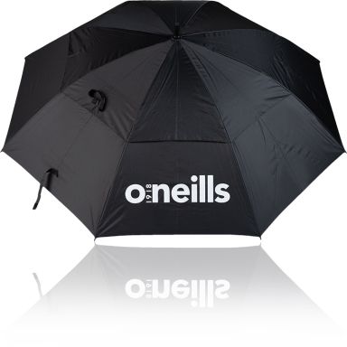 Black Umbrella with a double canopy design from oneills.com