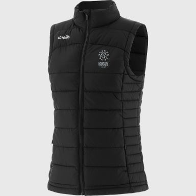 Ontario Soccer Women's Ash Lightweight Padded Gilet