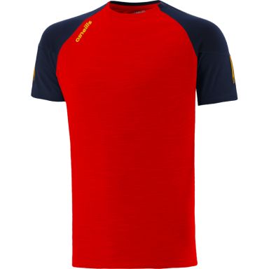 Men's Oslo tee red/marine/amber from O'Neills.