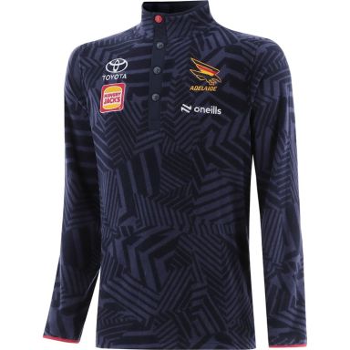 O'Neills Adelaide Crows Oval Fleece Half Zip Top Marine / Red / Amber