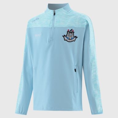 Dublin GAA Kids' Paxton Brushed Half Zip Top Blue from O’Neills