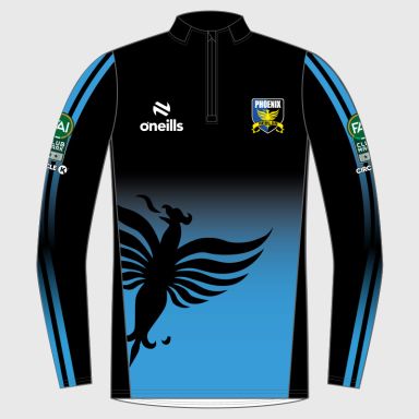 Phoenix FC Kids' Sub X Brushed Half Zip Top Black / Sky / White