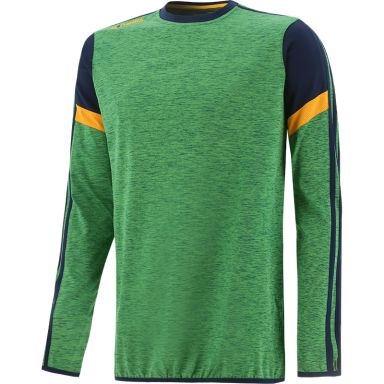 Men's bottle green crew neck sweatshirt from O'Neills.