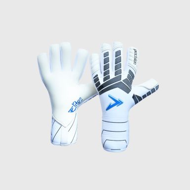 Grey and blue Precision Elite 3.0 Junior Contact Goalkeeper Gloves from O'Neills