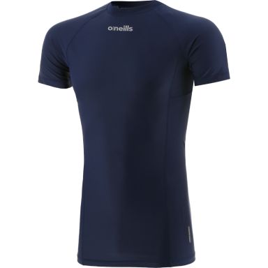 Marine men’s base layer compression short sleeve t-shirt with mesh panels by O’Neills.