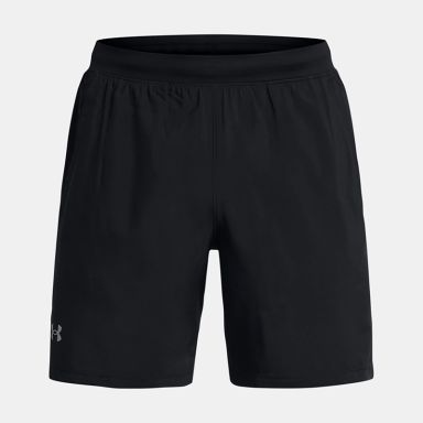 Black Under Armour Men's UA Launch 7" Shorts from O'Neill's.