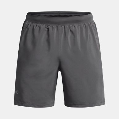 Grey Under Armour Men's UA Launch 7" Shorts from O'Neills