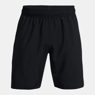 Black Men's Under Armour UA Woven Wordmark Shorts from O'Neills.