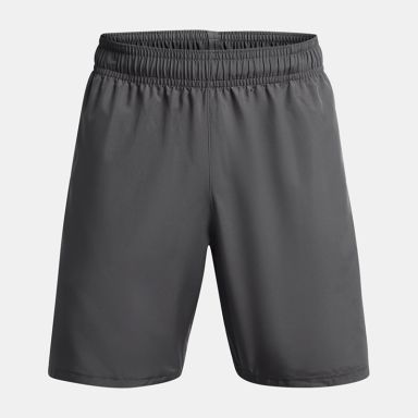 Grey Men's Under Armour UA Woven Wordmark Shorts from O'Neills.