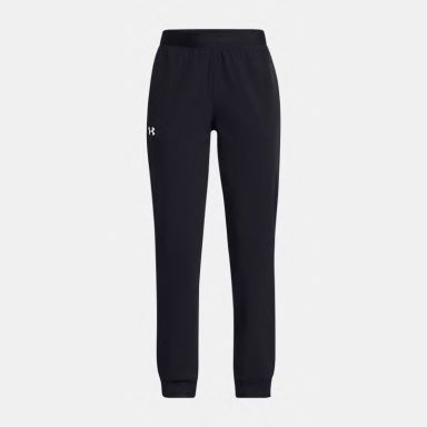 Black Under Armour Kids' UA Rival Woven Joggers From O'Neills.