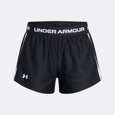 Black and White Under Armour Kids' UA Tech™ Play Up Shorts from O'Neills