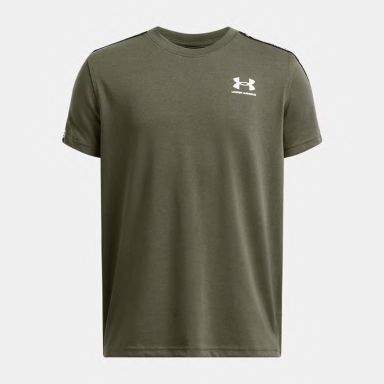 Green Under Armour Kids' UA Sportstyle Taped T-Shirt From O'Neills