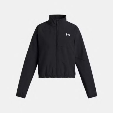 Black Under Armour Kids' UA Rival Woven Jacket From O'Neills.