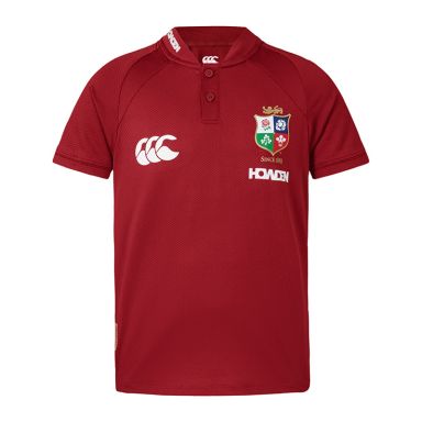 Red Canterbury Kids' British & Irish Lions 24/25 Polo Shirt from O'Neills