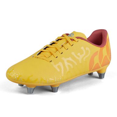 Yellow Canterbury Kids' Speed Infinite 6 Stud SG Youth Rugby Boots from O'Neills.