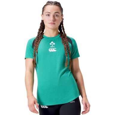 Green Women's Canterbury Ireland Rugby IRFU 2024/25 Elite Training T-Shirt from O'Neills