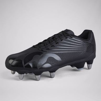 Black Canterbury Men's Stampede 8 Stud SG Rugby Boots from O'Neills