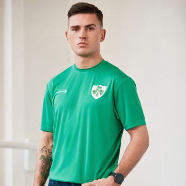Lansdowne Ireland Men's Shamrock Crest T-Shirt Emerald from O'Neills