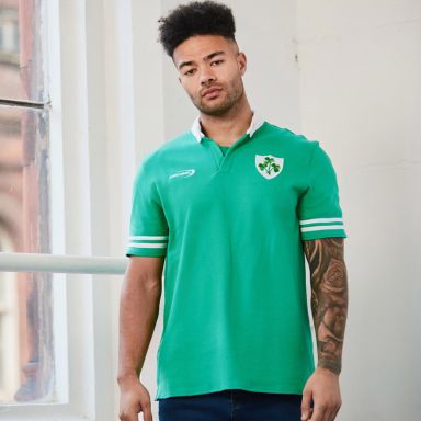 Green Landsdowne Ireland Shamrock Classic Polo Shirt from O'Neills
