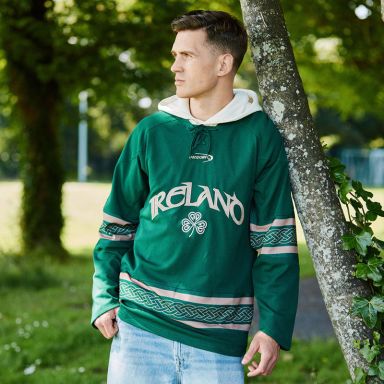 Lansdowne American Football Long Sleeve Jersey Green / Gold. 
