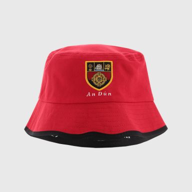 Red / Black Down GAA Reagan Reversible Bucket Hat from O’Neills Sportswear