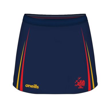 Rendcomb College Women's Fully Printed Skort Navy / Red Shadow / Amber