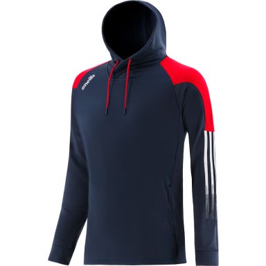 Kid's Marine Reno Pullover Fleece Hoodie with zip pockets and stripes on lower arms by O’Neills.