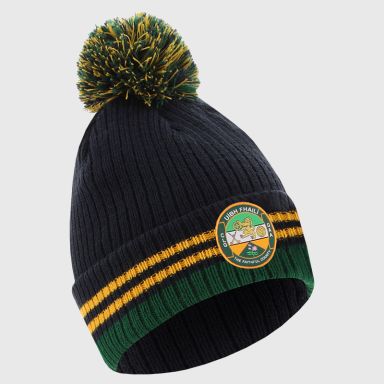 Navy Offaly GAA Renew Bobble Hat with county crest by O’Neills..