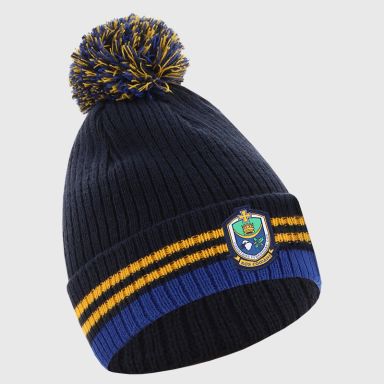 Navy Roscommon GAA Renew Bobble Hat with county crest by O’Neills.