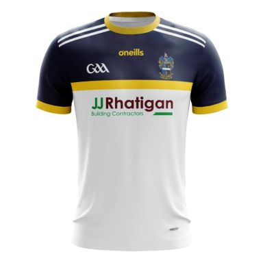 Robert Emmetts Hurling Club Jersey White / Marine / Amber