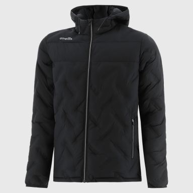 Black Kid's Rockway Hooded Padded Jacket by O'Neills