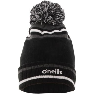Kids' Rockway Bobble Hat Black / Dark Grey / White