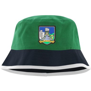 O'Neills Limerick GAA Ryan Bucket Hat Green / Marine / White