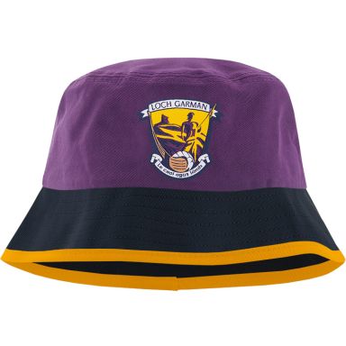 O'Neills Wexford GAA Ryan Bucket Hat Purple / Amber / White
