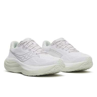 Women's grey Saucony Ride 19 Running Shoes from O'Neills.