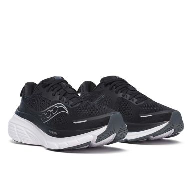 Black and White Saucony Women's Guide 18 Running Shoes from O'Neills