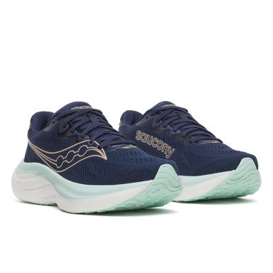 Women's Navy Saucony Ride 9 Running Shoes from O'Neills.