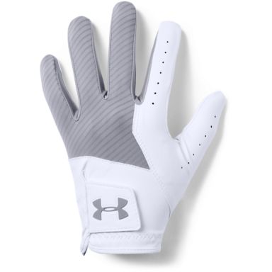 white and grey Under Armour men's golfing glove