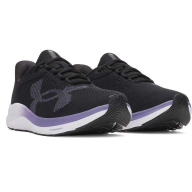 Under Armour Women's UA Pursuit 4 Big Logo Running Shoes Black / Purple Luxe -SS26