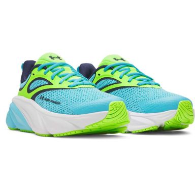 Kids' blue and green Under Armour Rogue 6 Running Shoes from O'Neills.