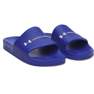 Men's Royal Under Armour Shower Sliders from O'Neills.