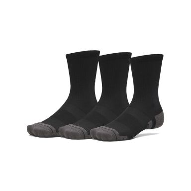 Black Under Armour UA Performance Tech 3 Pack Crew Socks from O'Neills.