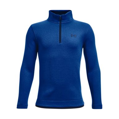 Blue Under Armour boys half zip fleece with UA logo from O'Neills.