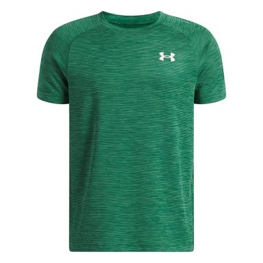 Under Armour Kids' UA Tech™ Textured T-Shirt Campus Ivy / White